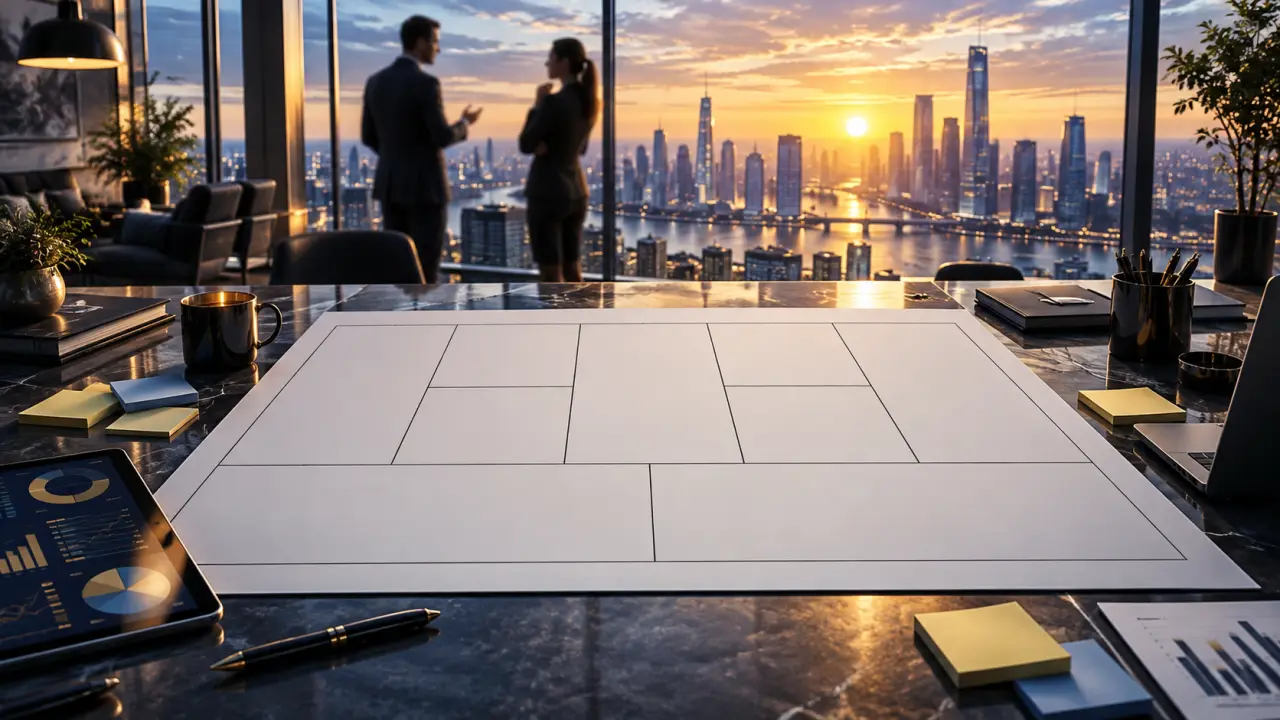 Un Business Model Canvas à remplir révèle en 9 blocs si votre idée tient debout