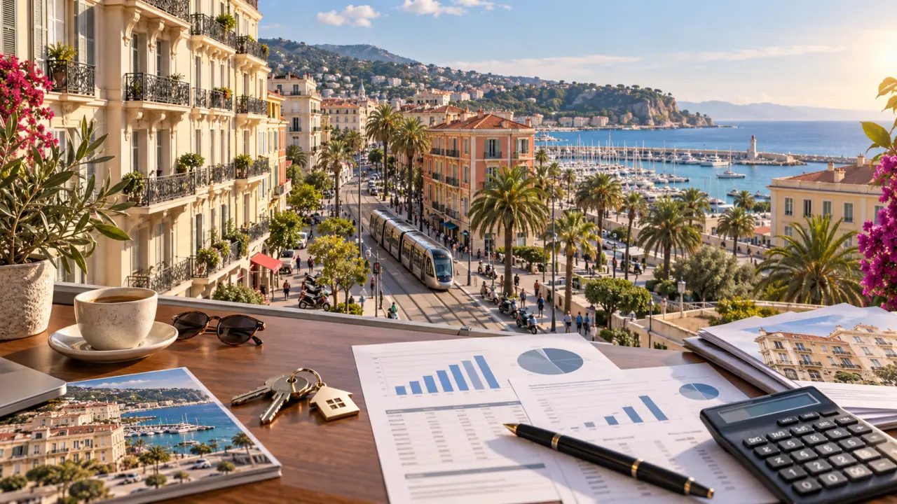 Investissement locatif à Nice : 4,8 % brut à Riquier, les charges changent le résultat