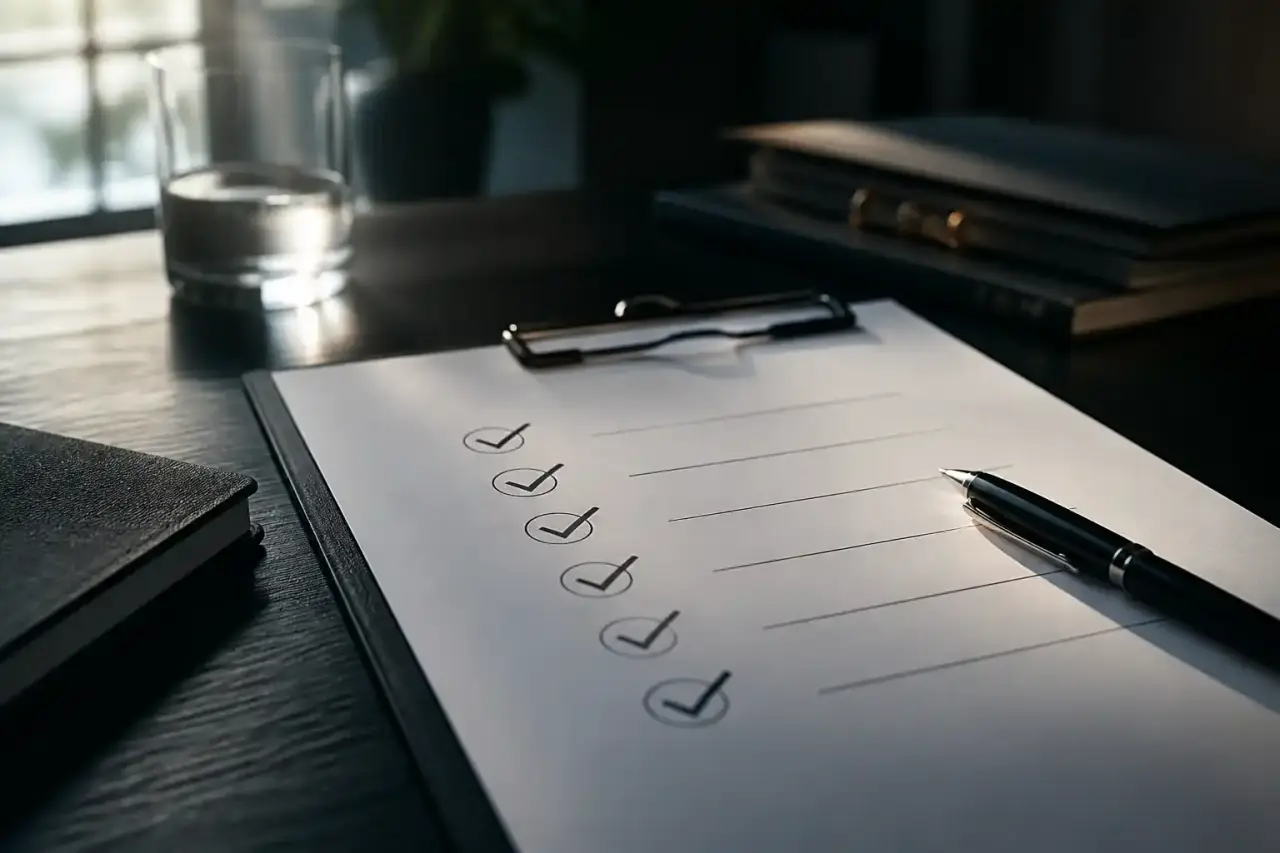 Tableau de bord financier et contrat de mandat d'investissement de prestige