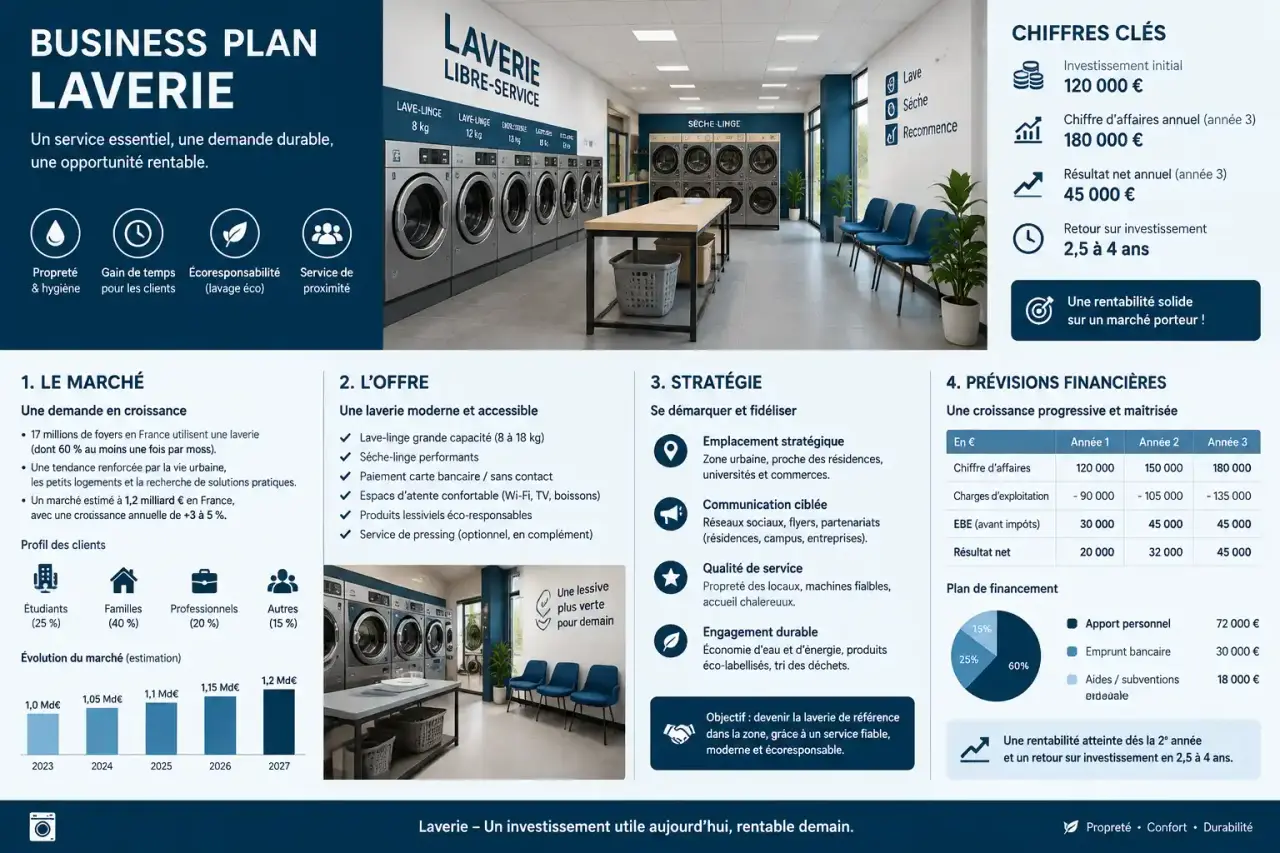 business plan laverie