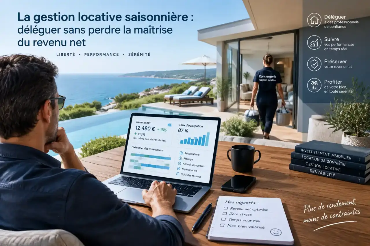 La gestion locative saisonnière : déléguer sans perdre la maîtrise du revenu net